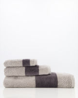 Villeroy &amp; Boch Handtücher Luxury Double 2560 - Farbe: stone - 77 - Gästetuch 30x50 cm