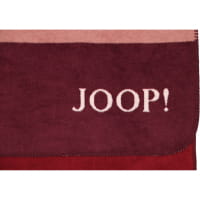 JOOP! Wohndecken Paisley Stripes - Farbe: Rouge - 150x200 cm
