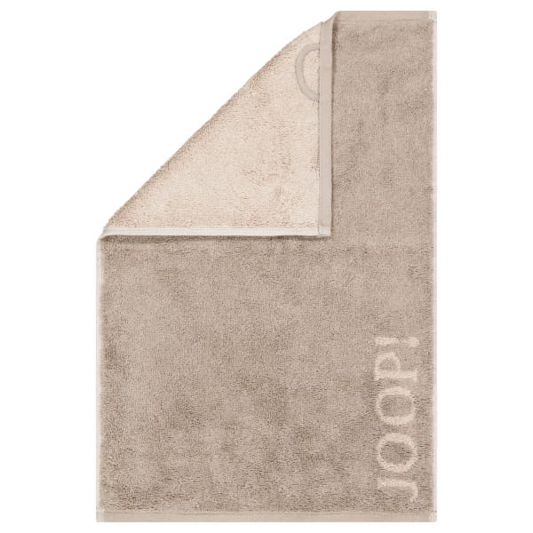 JOOP! Handtücher Contour Doubleface 1716 - Farbe: Taupe - 73 - Gästetuch 30x50 cm