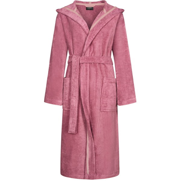 Cawö Home Bademäntel Damen Kapuze Luxury Basics Kapuze 827 - Farbe: blush - 22
