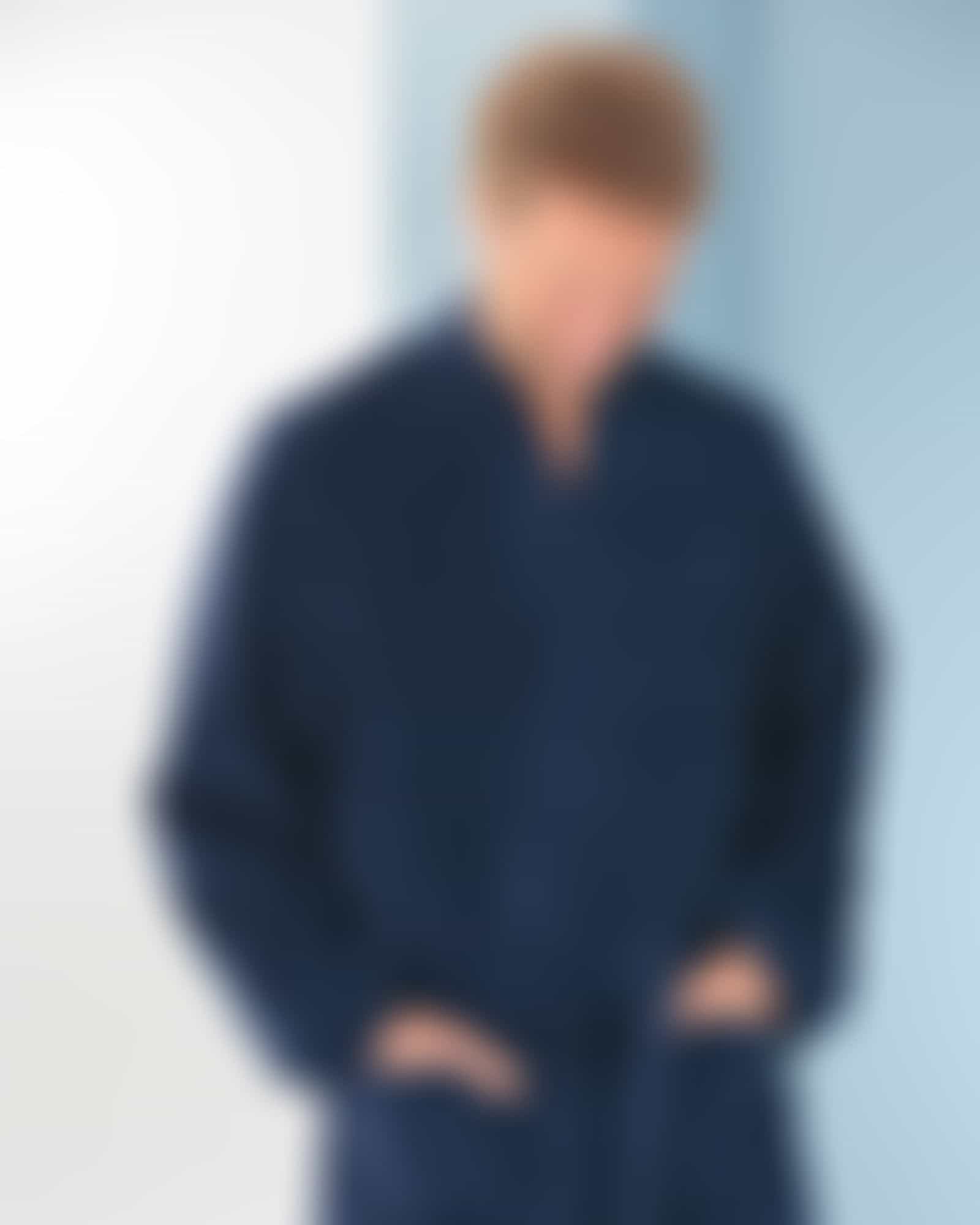 Cawö Home Herren Bademantel Kimono 800 - Farbe: nachtblau - 11 Detailbild 1