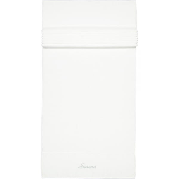frottana Saunatücher Pearl - Farbe: snow - 901 - 80x200 cm