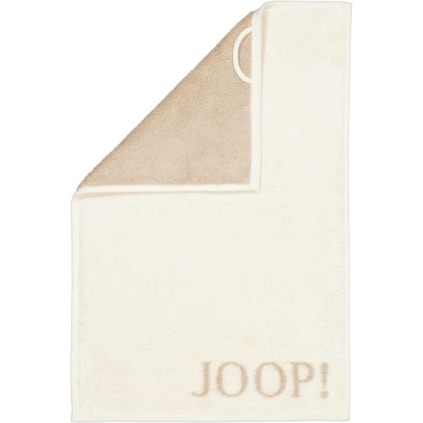 JOOP! Classic - Doubleface 1600 - Farbe: Creme - 36 - Gästetuch 30x50 cm
