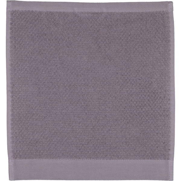 Rhomtuft - Handtücher Baronesse - Farbe: zinn - 02 - Seiflappen 30x30 cm