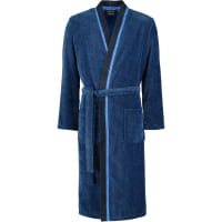 Cawö - Herren Bademantel Kimono 4839 - Farbe: blau/schwarz - 19 - M