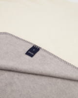 JOOP! Wohndecke Melange-Doubleface - Größe: 150x200 cm - Farbe: Natur-Silber