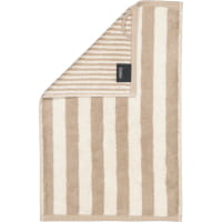 Cawö Handtücher Reverse Wendestreifen 6200 - Farbe: natur - 33 - Gästetuch 30x50 cm