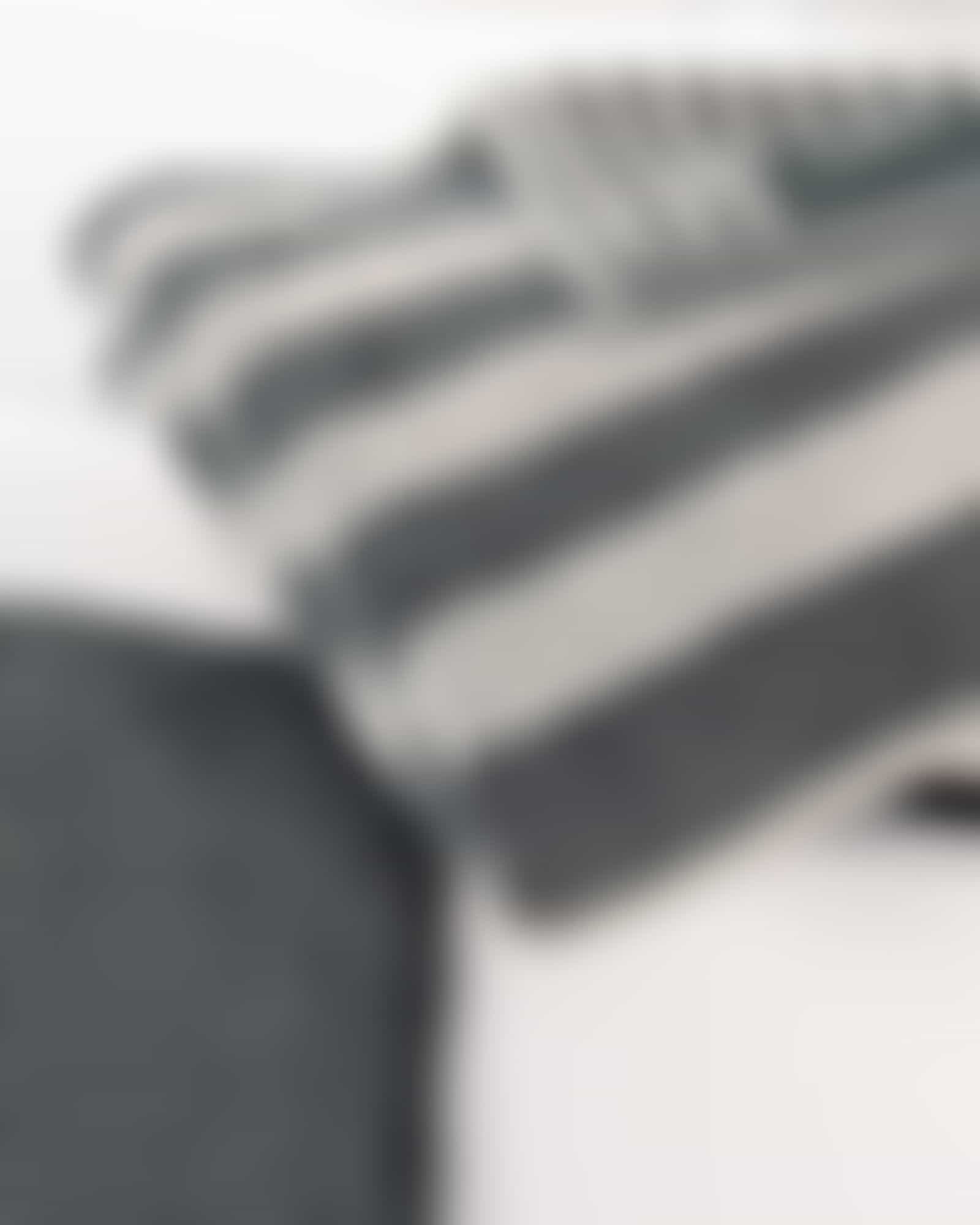 Cawö Handtücher Reverse Wendestreifen 6200 - Farbe: anthrazit - 77 - Waschhandschuh 16x22 cm