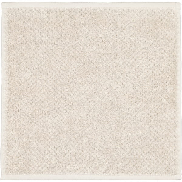 Cawö Handtücher Pure 6500 - Farbe: kreide - 730 - Seiflappen 30x30 cm