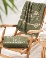 Cawö Saunatücher Postcard Towels TRAVEL Camper 6286 - Farbe: field - 43 - Saunatuch 70x180 cm