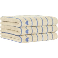 Cawö Handtücher Heart Beats Lines &amp; Hearts 6276 - Farbe: capri - 31