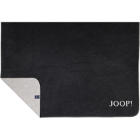JOOP! Wohndecke Melange-Doubleface - Größe: 150x200 cm - Farbe: Anthrazit-Silber