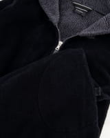 Cawö Bademäntel Damen Kapuze Zipper 5108 - Farbe: schwarz - 97 - XL