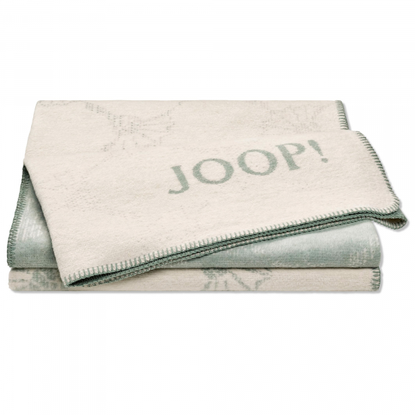 JOOP! Wohndecke Cornflower Double - Größe: 150x200 cm - Farbe: Natur-Jade günstig online kaufen