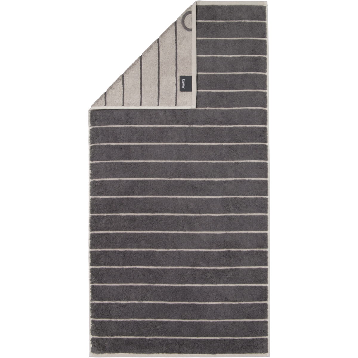 Cawö Home Asciugamani Balance Doubleface 6232 Platino - 50x100 Cm, Qualità Extra Morbida, Made In Germany - 5