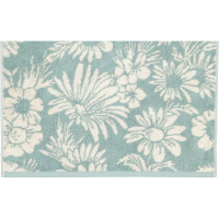 Cawö Handtücher Luxury Home Two-Tone Edition Floral 638 - Farbe: salbei - 43 - Gästetuch 30x50 cm