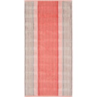 Cawö Handtücher Noblesse Harmony Streifen 1085 - Farbe: koralle - 27 - Duschtuch 80x160 cm