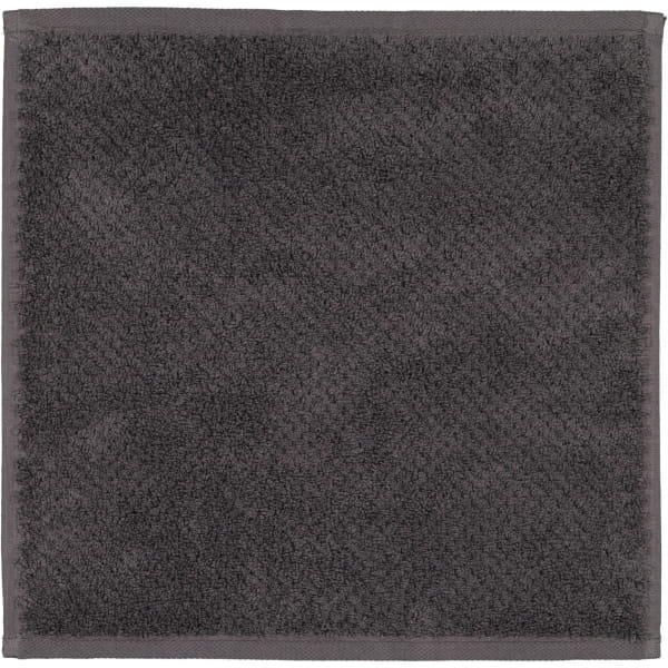 Cawö Handtücher Pure 6500 - Farbe: basalt - 740 - Seiflappen 30x30 cm