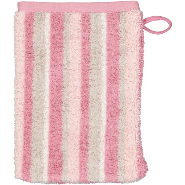 Cawö Handtücher Breeze Streifen 6222 - Farbe: blush - 27 - Waschhandschuh 16x22 cm