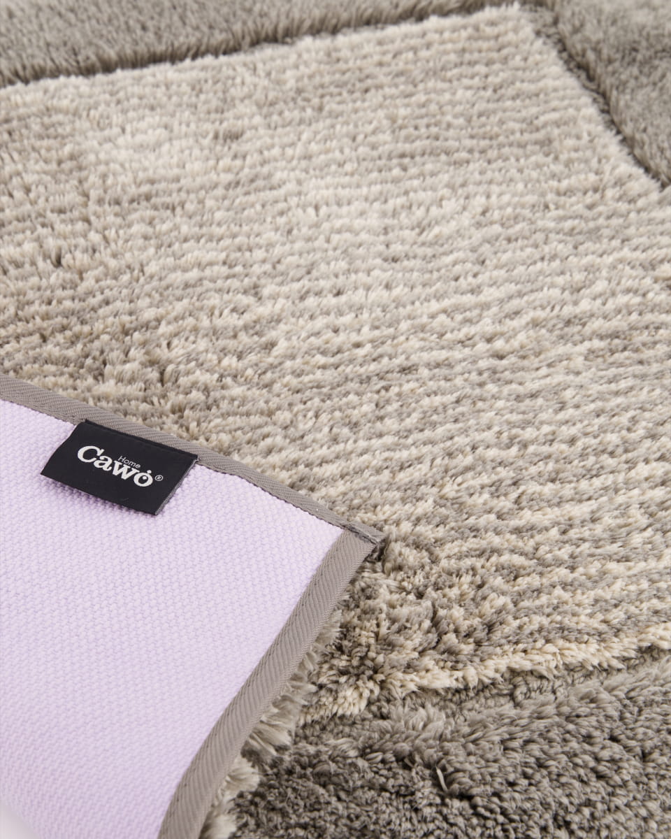 Cawö Luxury Home Telo Doccia Two-Tone 70x150 Cm – Grafite, Prodotto In Germania, Qualità Premium