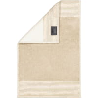 Cawö - Luxury Home Two-Tone 590 - Farbe: sand - 33 - Waschhandschuh 16x22 cm