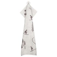 Cawö Handtücher WINTER EDITION Skifahrer 6272 - Farbe: platin/basalt - 70