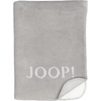 JOOP! Wohndecke Checks - Größe: 150x200 cm - Farbe: Silber-Natur