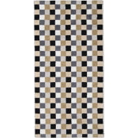 Cawö - Life Style Karo 7047 - Farbe: 37 - kiesel - Saunatuch 70x180 cm