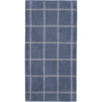Cawö - Luxury Home Two-Tone Grafik 604 - Farbe: nachtblau - 10 - Handtuch 50x100 cm