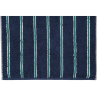 Cawö Polo Streifen 365 - Farbe: navy - 14 Seiflappen 30x30 cm