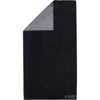 JOOP! Classic - Doubleface 1600 - Farbe: Schwarz - 90 - Handtuch 50x100 cm