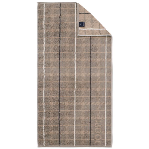 JOOP! Handtücher Contour Checked 1715 - Farbe: Taupe - 73
