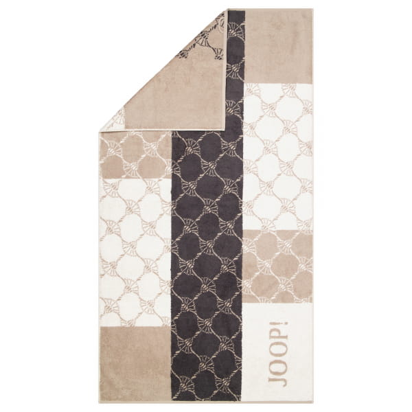 JOOP! Handtücher Sauna Squares 1719 - Farbe: Natur - 37 - Duschtuch 80x150 cm