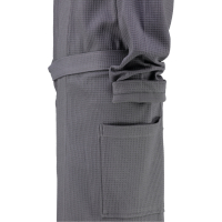 Cawö Home - Herren Bademantel Kimono 816 - Farbe: anthrazit - 72 - S