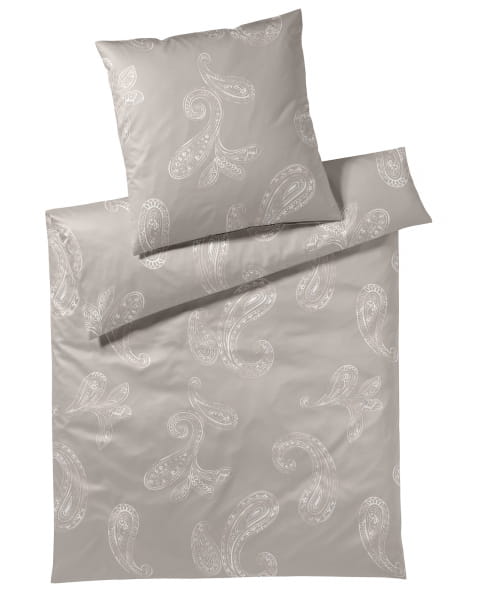JOOP! Bettwäsche Paisley 4120 - Farbe: Taupe - 07 - Kissen 40x80 cm günstig online kaufen