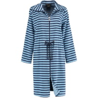 Cawö Damen Bademantel 3340 kurz TG RV - Farbe: blau - 11 S