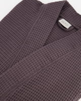 Möve Bademantel Kimono Homewear - Farbe: graphit - 843 (2-7612/0663)
