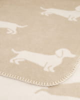 Cawö Wohndecken WE LOVE DOGS 62460 - Farbe: natur/beige - 33 - 150x200 cm