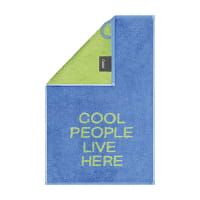 Cawö Gästetücher Postcard Towels Edition 100 - Farbe: cool people live here - 01 - 30x50 cm