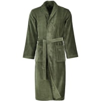 Vossen Bademäntel unisex Schalkragen Feeling-L - Farbe: mud green - 5830