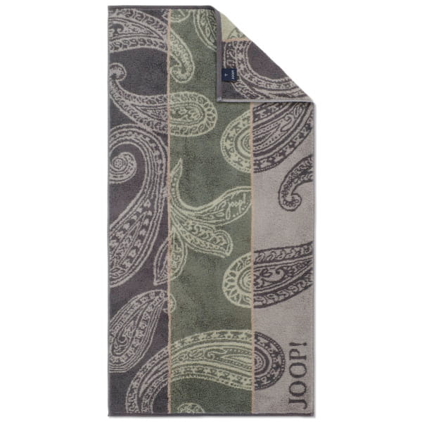 JOOP! Handtücher Contour Paisley 1714 - Farbe: Oliv - 47 - Duschtuch 80x150 günstig online kaufen