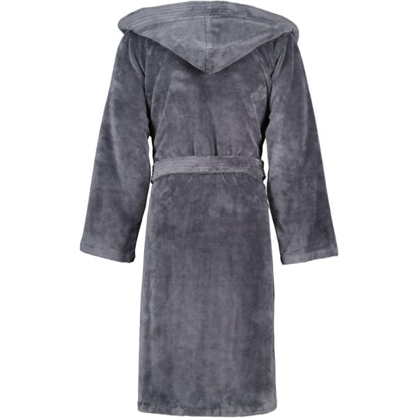 Cawö Home Herren Bademantel Kapuze 801 - Farbe: anthrazit - 71 - XL