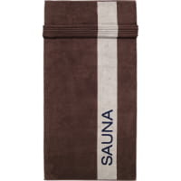 Cawö Saunatücher SAUNA 6238 - Farbe: mokka - 37 - 80x200 cm