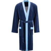 bugatti Herren Bademantel Kimono Tommaso - Farbe: marine blau - 493