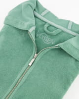 Vossen Bademäntel Damen Kurzmantel mit Kapuze Tampa - Farbe: evergreen - 5525