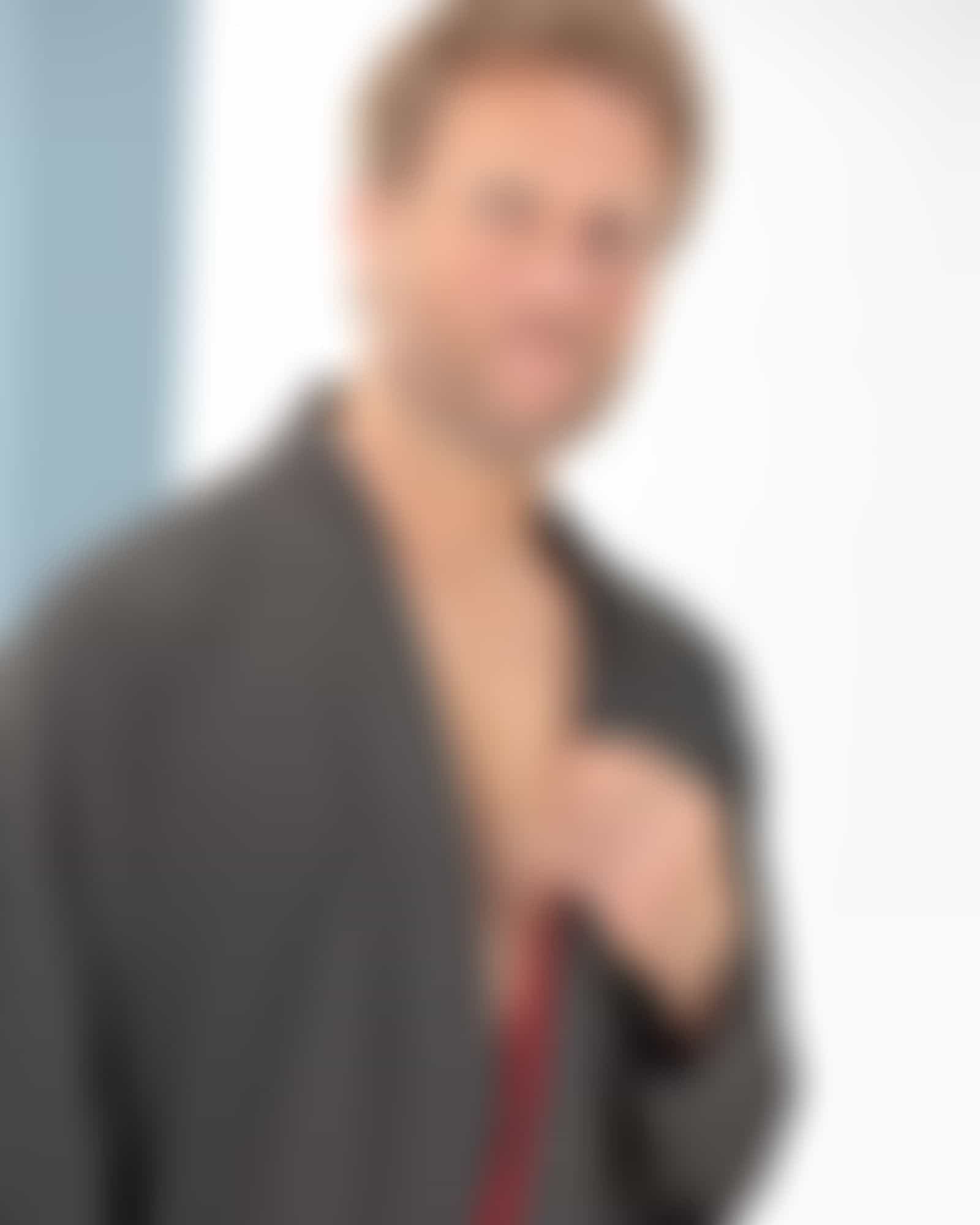 Cawö Home - Herren Bademantel Kimono 816 - Farbe: anthrazit - 72 Detailbild 2