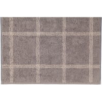 Cawö - Luxury Home Two-Tone Grafik 604 - Farbe: graphit - 70 - Duschtuch 80x150 cm