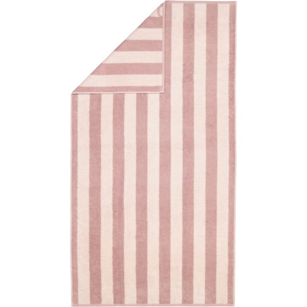 Cawö Handtücher Pure Stripes 6502 - Farbe: vintage rose - 22 - Duschtuch 80x150 cm