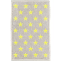 Cawö Handtücher NEW STARS Sterne klein 6261 - Farbe: platin/lime - 75 - Duschtuch 70x140 cm