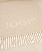 JOOP! Wohndecke Fine-Doubleface - Größe: 130x180 cm - Farbe: Creme-Natur